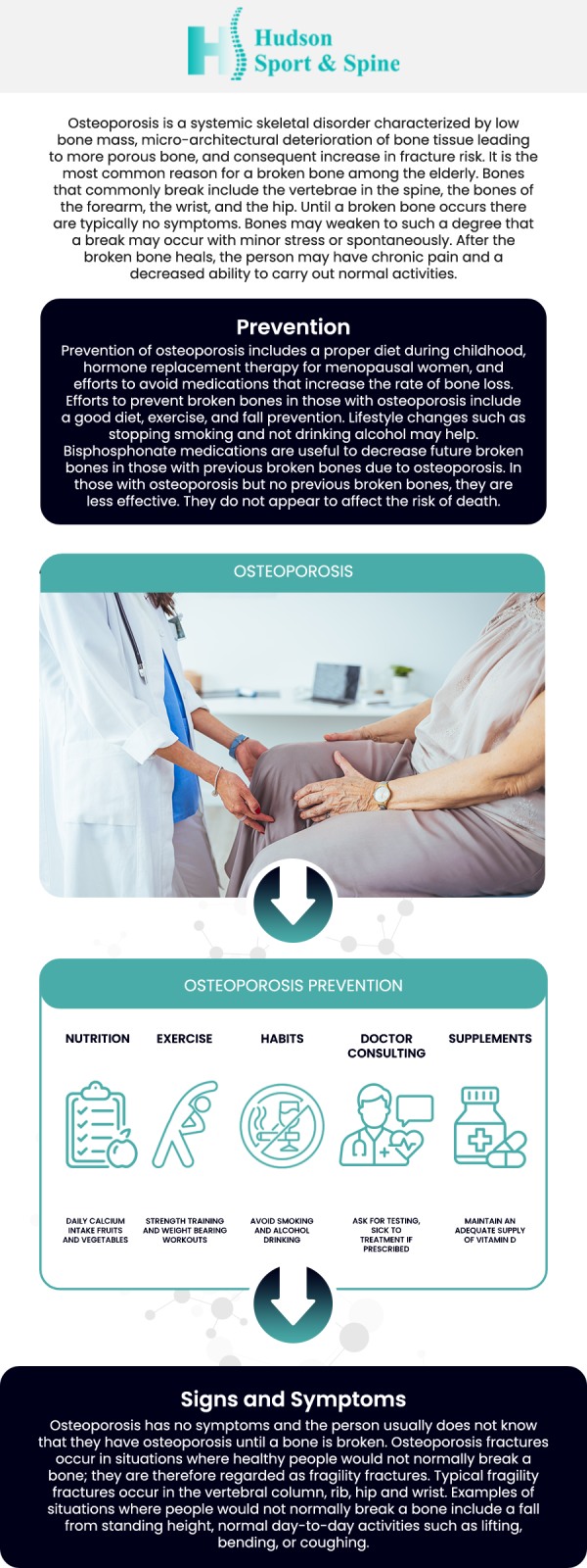 Hudson Sport & Spine offers specialized osteoporosis treatments to strengthen bones and reduce fracture risk. Dr. Todd Givens, DC, and his team provide customized therapy plans to improve bone health, mobility, and overall well-being. Whether you're managing bone loss or looking for preventive care, we are here to help. For more information, contact us today or schedule an appointment online. We are conveniently located at 70 Hudson Street, Suite 2B, Hoboken, New Jersey 07030. Hudson Sport & Spine offers specialized osteoporosis treatments to strengthen bones and reduce fracture risk. Dr. Todd Givens, DC, and his team provide customized therapy plans to improve bone health, mobility, and overall well-being. Whether you're managing bone loss or looking for preventive care, we are here to help. For more information, contact us today or schedule an appointment online. We are conveniently located at 70 Hudson Street, Suite 2B, Hoboken, New Jersey 07030.